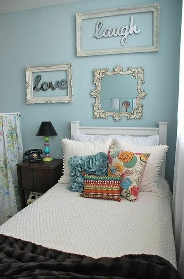 blue bedroom design for ladies