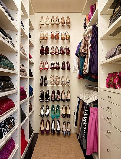 small but well decorated wardrobe
