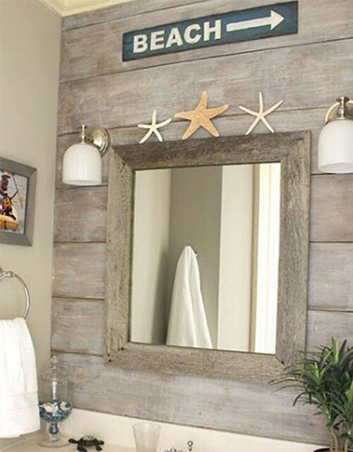 beach themed bathroom