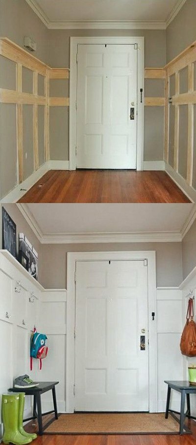 before after entryway