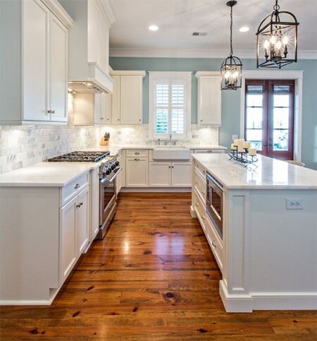 bright kitchen flooring