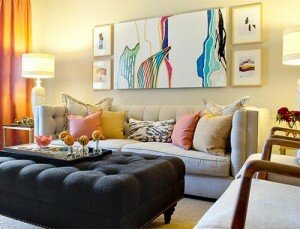 colorful modern living room furniture