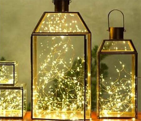 led light DIY for christmas decor