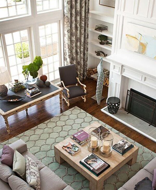 large stylish living room decor
