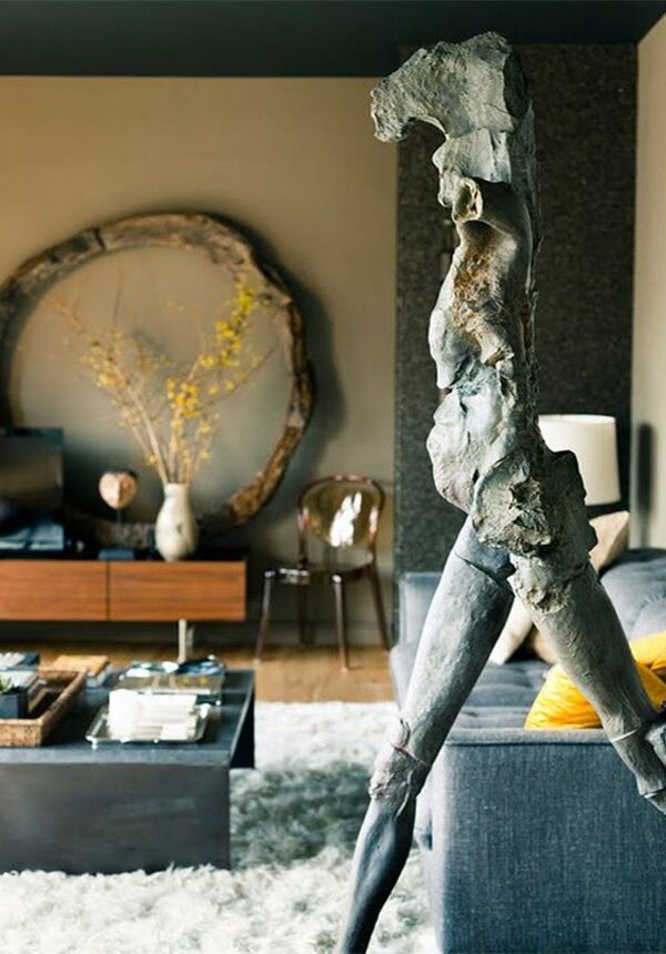 sculpture decor idea for living room