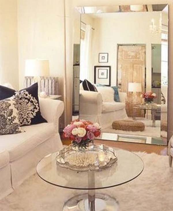 small space decorating with mirrors