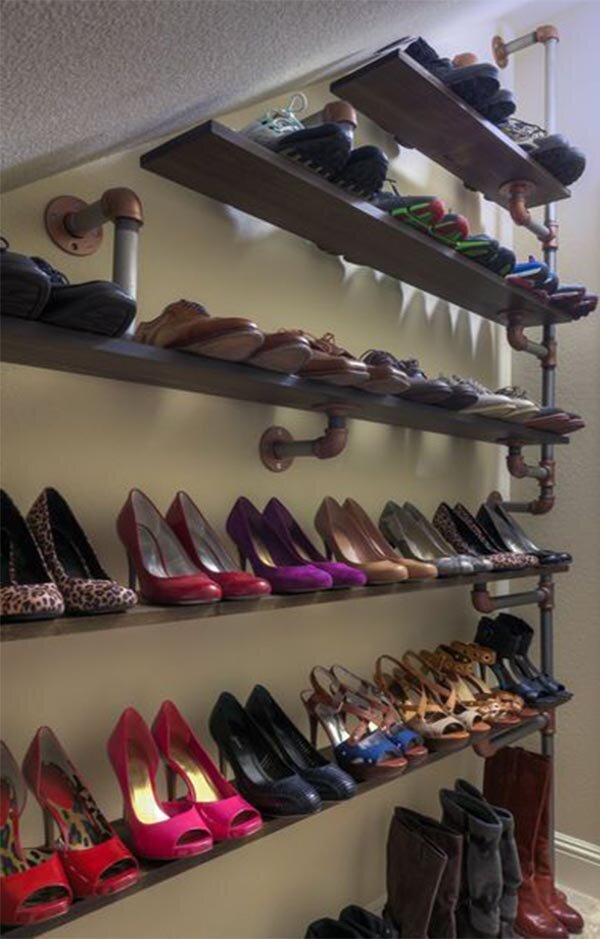 under the stairs shoe cabinet idea