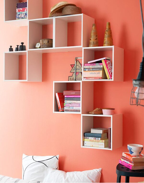 wall shelving storage box