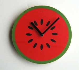 watermelon clock design