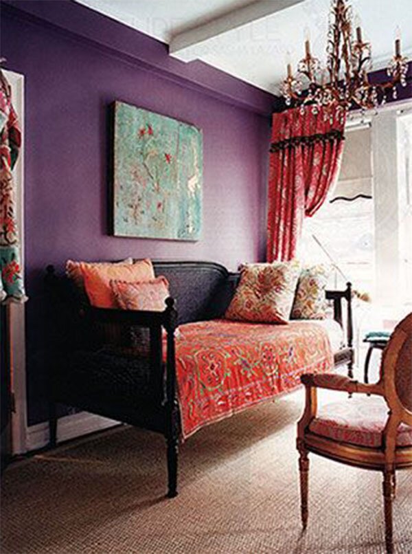 Analogous color ideas for living room