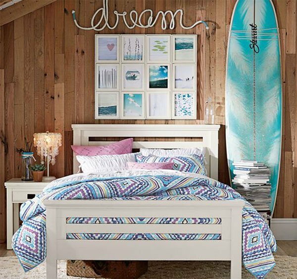 beach themed bedroom design