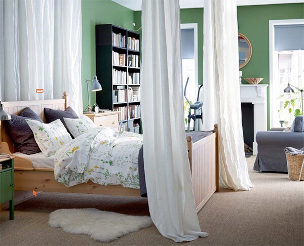 green IKEA bedroom design for 2019