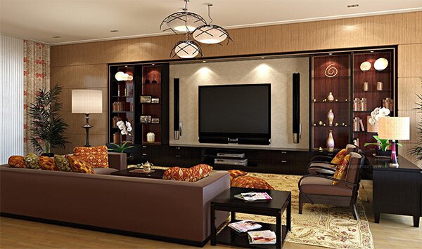 large modern living room design