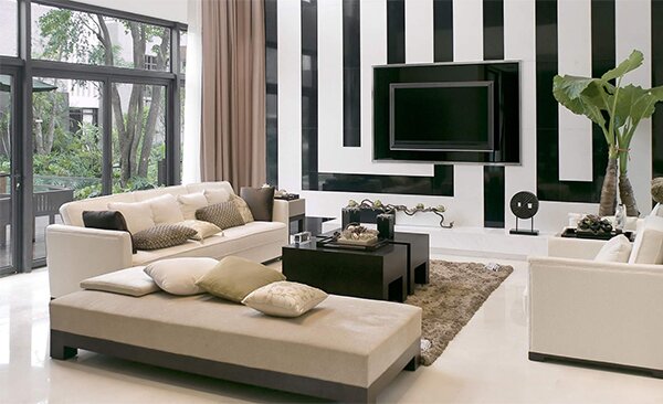 light modern living room design