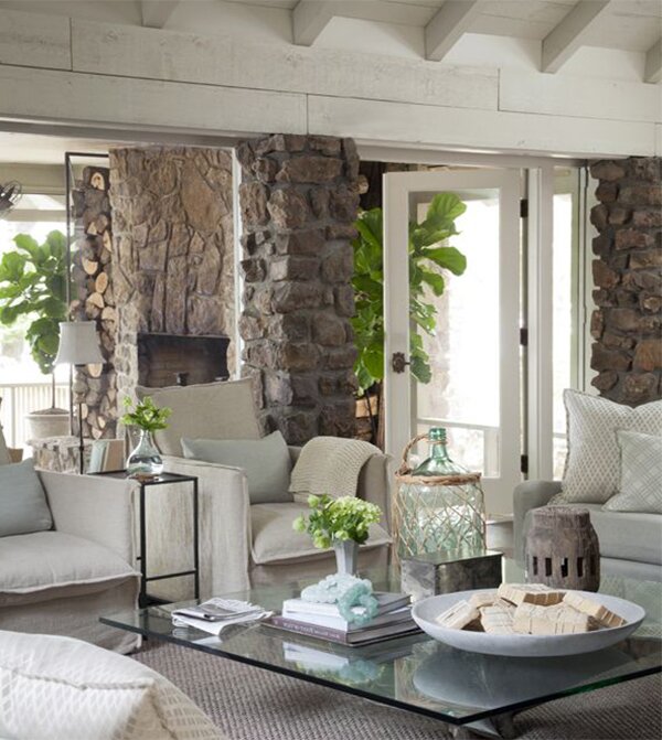 stylish natural living room design