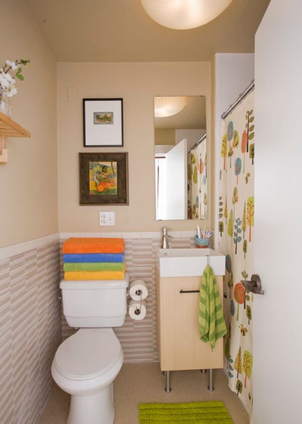 cute small bathroom design