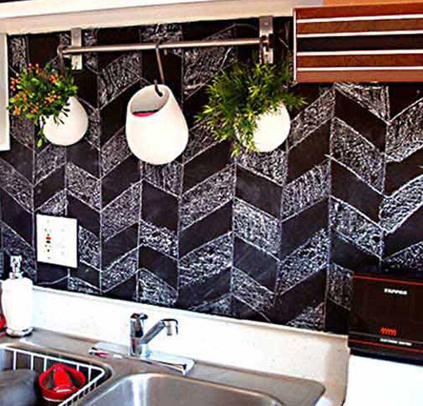 bold kitchen backsplash design