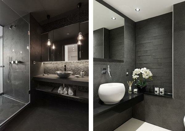 Black & Anthracite Color Combinations for Bathrooms